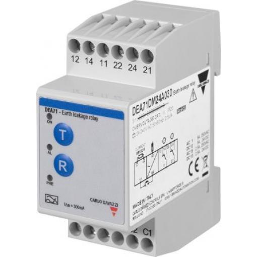Carlo Gavazzi Uzemňovací relé 50 to 60 Hz ±10% 300 mA Relé SPDT, 14 NO, 12 NC