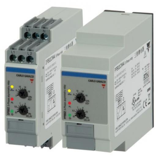 Carlo Gavazzi Monitorovací relé, řada: DPB01 3 a SPDT kontakty Lišta DIN