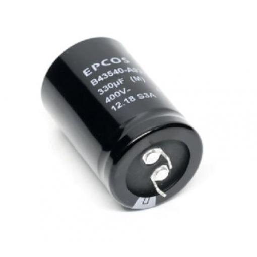 Kondenzátor, řada: B43541 560 μF ±20 % 50mΩ 450 V dc, Zacvakávací montáž EPCOS