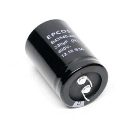 Kondenzátor, řada: B43630 1000 μF ±20 % 45mΩ 450 V dc, Zacvakávací montáž EPCOS