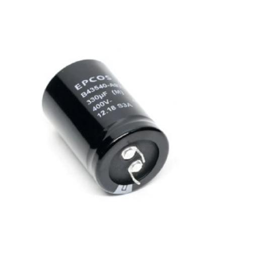 Kondenzátor, řada: B43640 150 μF ±20 % 170mΩ 450 V dc, Zacvakávací montáž EPCOS