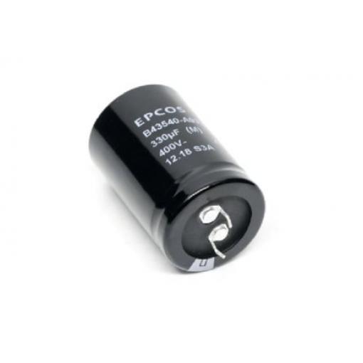 Kondenzátor, řada: B43644 1000 μF ±20 % 40mΩ 250 V dc, Zacvakávací montáž EPCOS