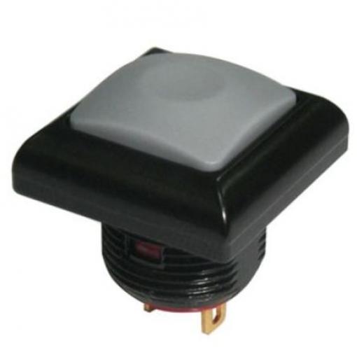 RS PRO Tlačítkový spínač, řada: PAS6 IP67 SPST Panel Okamžité 13.6 mm 125 mA, barva LED: Červená 36 V dc 250 V ac