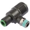 Nastavitelný výfukový ventil, řada: ASV510F SMC, max. tlak: 1 Mpa Se závitem