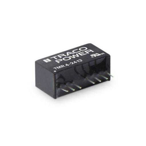 TRACOPOWER Měnič DC/DC TMR 4, výstup: 12 V dc 1.6 kV, Vin 36V dc 166 mA, Vin 18V 4 W -40 °C 70 °C Průchozí otvor