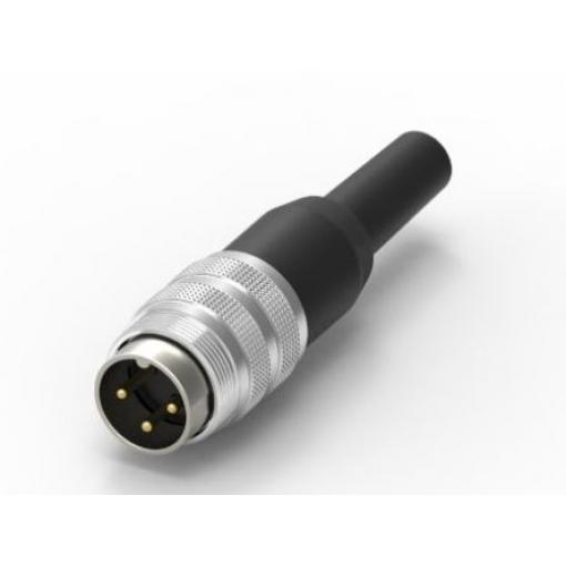 RS PRO Konektor DIN, řada: DP1603PANY, počet kontaktů: 3, velikost: Standard, 250 V, orientace těla: Rovný, IP40 5A,