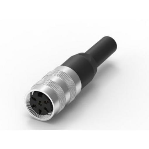 RS PRO Konektor DIN, řada: DP1606JANY, počet kontaktů: 6, velikost: Standard, 250 V, orientace těla: Rovný, IP40 5A,