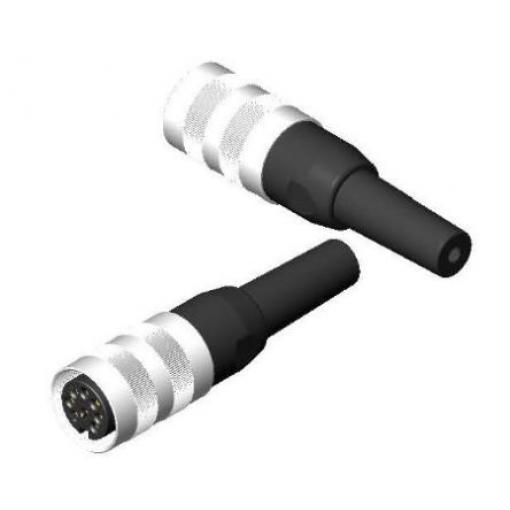 RS PRO Konektor DIN, řada: DP1608AJA, počet kontaktů: 8, velikost: Standard, 250 V, orientace těla: Rovný, IP40 5A,