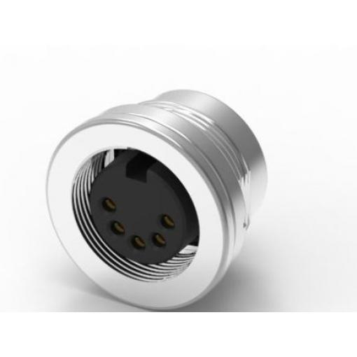 RS PRO Konektor DIN, řada: WP1605AJPR, počet kontaktů: 5, velikost: M16, 250 V, orientace těla: Rovný, IP67 5A, formát