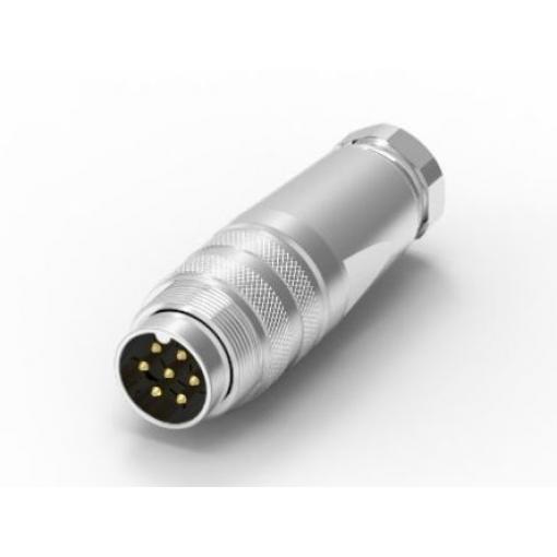 RS PRO Konektor DIN, řada: WP1607BPA, počet kontaktů: 7, velikost: M16, 250 V, orientace těla: Rovný, IP67 5A, formát