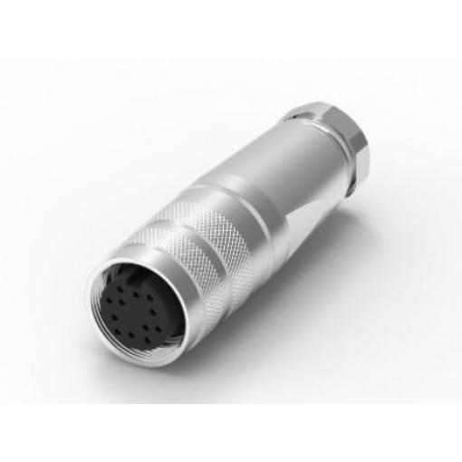 RS PRO Konektor DIN, řada: WP1612JA, počet kontaktů: 12, velikost: M16, 50 V, orientace těla: Rovný, IP67 3A, formát