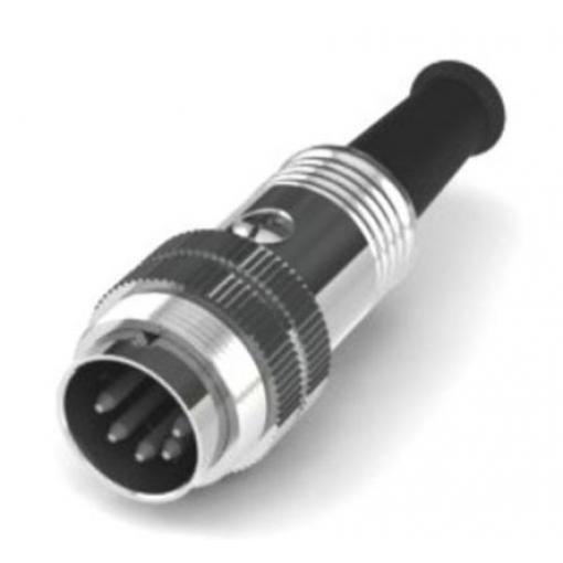 RS PRO Konektor DIN, řada: YE-1225BA, počet kontaktů: 5, velikost: M16, 100 V, orientace těla: Rovný, IP40 4A, formát