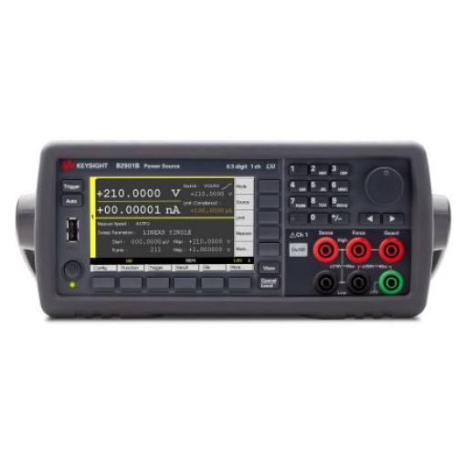Zdrojový měřič, řada: B2900B B2901B 1 kanály, rozsah odporu: 2 Ω to 200 MΩ 1 μV to 210 V 31.8W Keysight Technologies