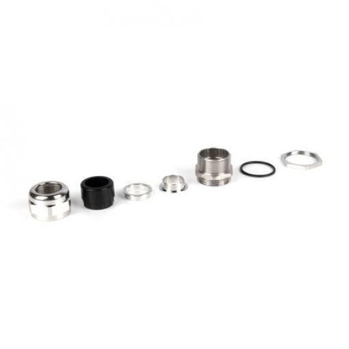 Kabelová průchodka, řada: SKINTOP MS-SC Kovová Niklovaná mosaz, IP68 PG16 RS PRO 10 mm až 14 mm