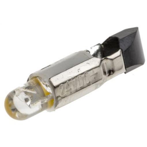 RS PRO Kontrolka barva světla Žlutá Jednočipové, průměr: 5.5 mm