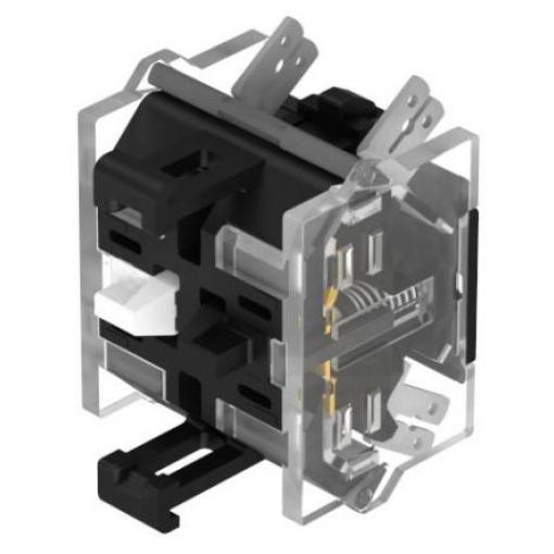 EAO Přepínací prvek tlačítkového spínače, řada: 704.915.4 Blok kontaktů 2 NC 500V Zásuvný