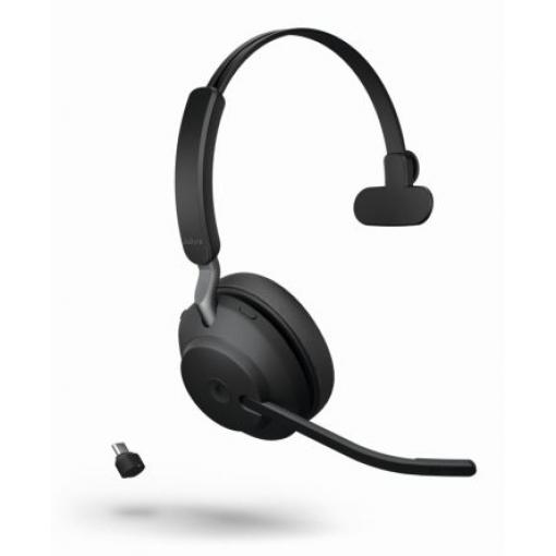 Sluchátka na uši Evolve2 65 26599-899-899 Jabra, Černá Na uchu