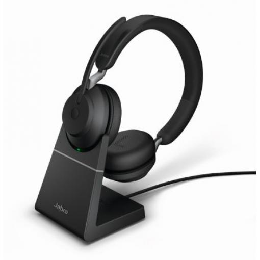 Sluchátka na uši Evolve2 65 UC Stereo 26599-989-889 Jabra, Černá Na uchu