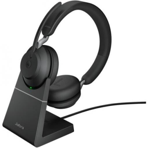 Sluchátka na uši Evolve2 65 Stereo 26599-999-889 Jabra, Černá Na uchu