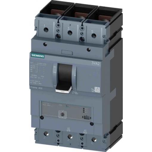 Siemens Jistič s lisovaným pouzdrem, rozsah: 3VA2 3pólový 250 A vypínací výkon 5 kA, rozsah: SENTRON Pevný