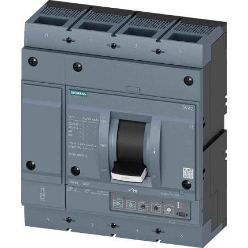 Siemens Jistič s lisovaným pouzdrem, rozsah: 3VA2 4pólový 630 A vypínací výkon 35 kA, rozsah: SENTRON Pevný