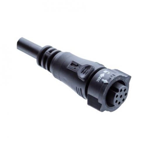 Kabel ovladače snímače, A: Vnitřní, A: X Zámek B velikost 6, B: Volný konec, B: Neuzavřený, 300V ac, IP68, řada: X-LOK