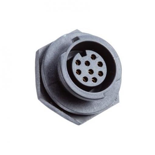Kulatý konektor, počet kontaktů: 4, Zadní, velikost: Standard Amphenol Industrial, pohlaví kontaktu: Vnitřní, orientace