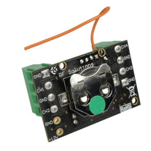 Vysílač RF BOGEYBOARD-8T4 FM 55 °C 0 °C RF Solutions 918 MHz 24 V