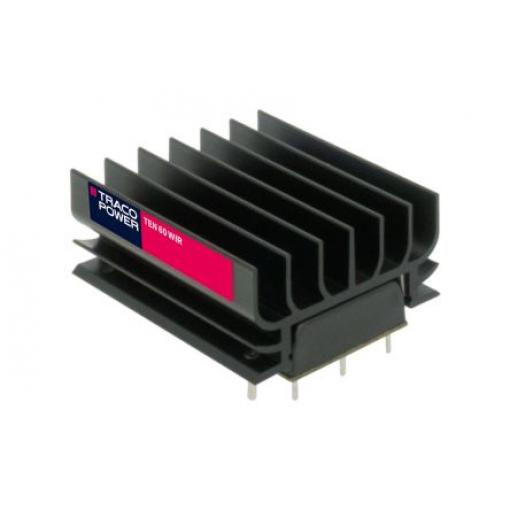 TRACOPOWER Měnič DC/DC TEP 60WIR, výstup: 12 V dc 3 kV, Vin 160V dc 5 A, Vin 36V 60 W -40 °C 90 °C Montáž na plošný spoj