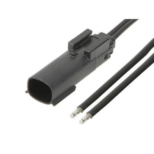 Molex Automobilový konektor, počet kontaktů: 2 barva Černá, Kabel, řada: 216282 Krimpovací, IP67