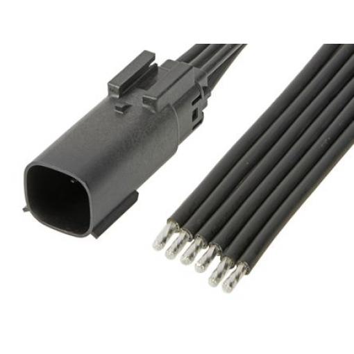 Molex Automobilový konektor, počet kontaktů: 2 barva Černá, Kabel, řada: 216288 Krimpovací, IP67