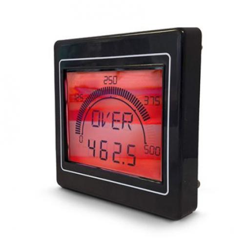 Trumeter Digitální panelový multifunkční měřič, řada: APM-MAX LCD, výška výřezu: 68 mm, šířka výřezu: 68 mm pro Proud,