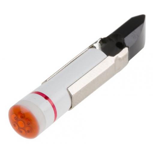 Žárovka indikátoru barva světla Červená, objímka žárovky: Telefonní kontaktní patice vícečipový, průměr: 5.5mm, 28V dc