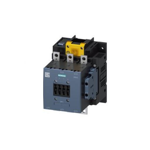 Siemens 2 NO, 2 NC Stykač napětí ve vinutí 200V ac/dc, 277 V ac/dc 3pólový 65 A 1kV 75 kW s 2 NO/2 NC kontakty 277V