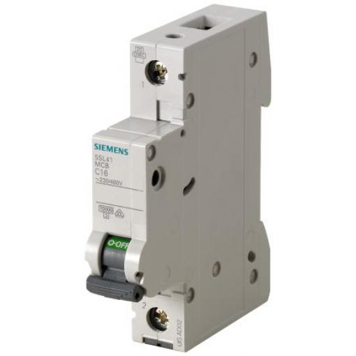 Siemens Miniaturní jistič, rozsah: 5SL4 2pólový 2 A vypínací výkon 10 kA, charakteristika: Typ B, rozsah: SENTRON 400 V