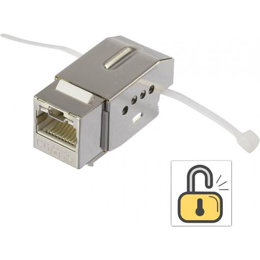 RJ45 vestavný modul S funkcí zablokování Keystone CAT 6 Renkforce KSV10