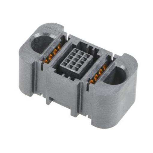 Molex Konektor PCB, řada: EXTreme Guardian, Deska-deska, počet řad: 5, orientace těla: Pravý úhel, Průchozí otvor,