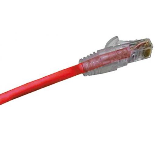 Decelect Cat5e Ethernetové kabely, Červená, Polyvinylchlorid 0.5 m, typ pláště: Nestíněný
