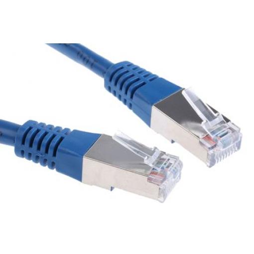 Decelect Cat5e Ethernetové kabely, Modrá, Polyvinylchlorid 1 m, typ pláště: Nestíněný Nestíněný