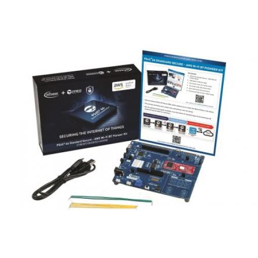 Vývojová deska, ARM, PSOC™ 64 Standard Secure - AWS Wi-Fi BT Pioneer Kit(CY8CKIT-064S0S2-4343W), Bezdrátový vývojový