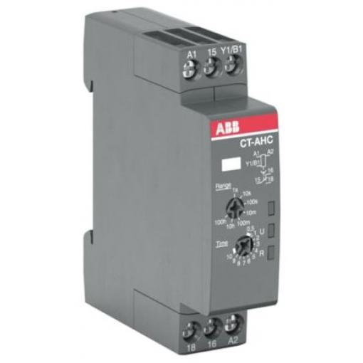 ABB Časovací relé, řada: CT-C Lišta DIN SPDT 1kontaktové 24/240 V ac 1 funkce Šroub 0.05 s to 100 h