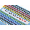 Sada pro označování kabelů, řada: Helagrip Nasouvací barva Černá 3.5 mm x HellermannTyton Barevný A, L, N, R, S, T, +, 0