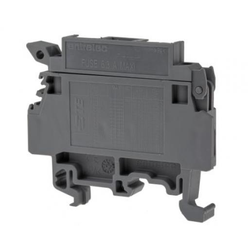 Entrelec Svorkovnice na lištu DIN s pojistkou 1SNA115657R2500, řada: MA, 630 V Šedá 4 to 6 mm² 1 Šroubová Jištěný