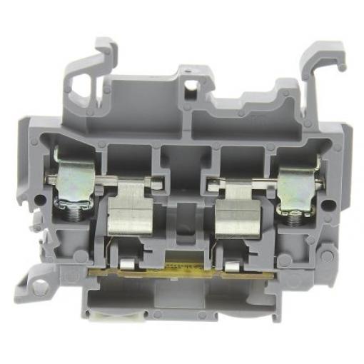Entrelec Svorkovnice na lištu DIN s pojistkou 1SNA115663R2300, řada: M, 600 V Šedá 4 to 6 mm² 1 Šroubová Jištěný
