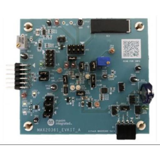 Sada pro hodnocení Sada pro hodnocení Řízení spotřeby Maxim Integrated MAX20361, pro použití s: MAX20361