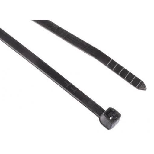 Kabelové vázací pásky nerozpojitelná 205mm 3,5 mm Černá Nylon 66 Thomas & Betts