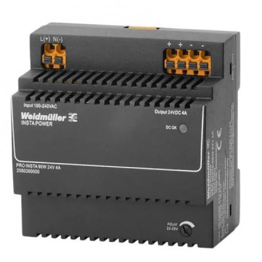 Weidmüller Napájecí zdroj na lištu DIN PRO INSTA, počet výstupů: 5 Spínaný režim 370 V dc, 264V ac 4 A AC/DC 24V dc DC