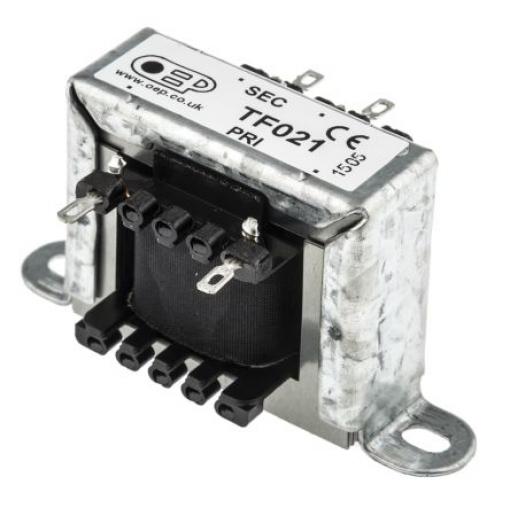 OEP Audio transformátor, 3Ω, 2 kVrms, Svorka, 1:1