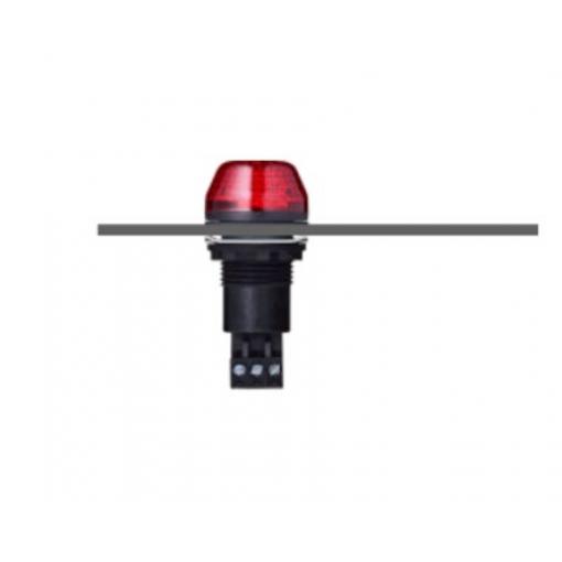 AUER Signal LED maják, řada: IBS Blikající, Stálé barva Červená 240V ac LED Základna CE, EAC, UL IP65