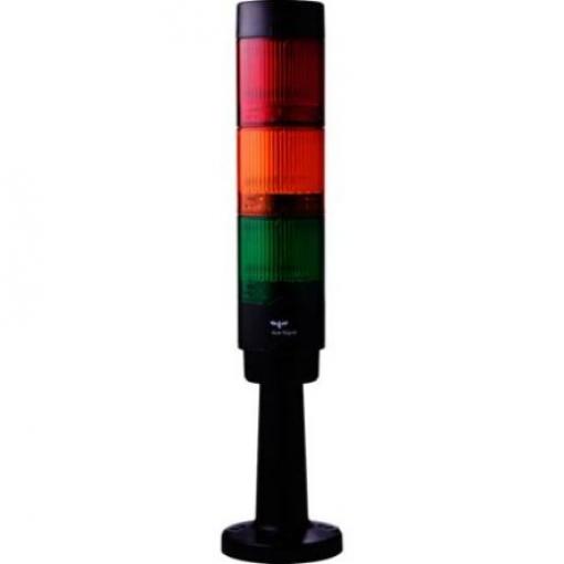 AUER Signal Signální věž, řada: Modul-Compete 50 LED Bez součásti sirény barva Červená, Zelená, Žlutá 24V dc Základna